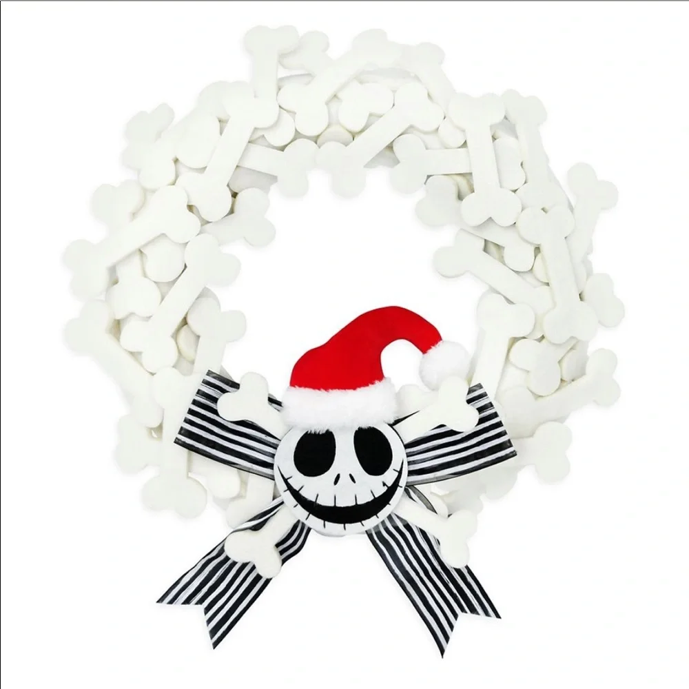 Jack Skellington Holiday Wreath – The Nightmare Before Christmas Felt